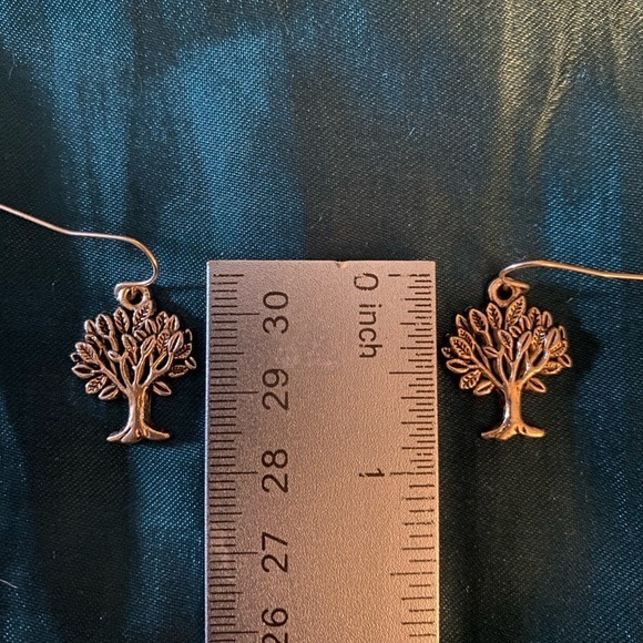 New -Tree of Life Sterling Silver Dangle Earrings Nature Inspired Boho Jewelry - Picture 9 of 11